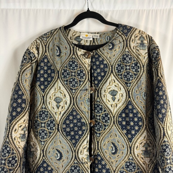 Smithsonian Institution hand quilted coat Size:XL - Picture 3 of 13